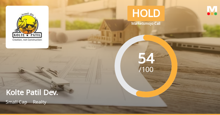 Kolte Patil Developers Ltd is Rated Hold