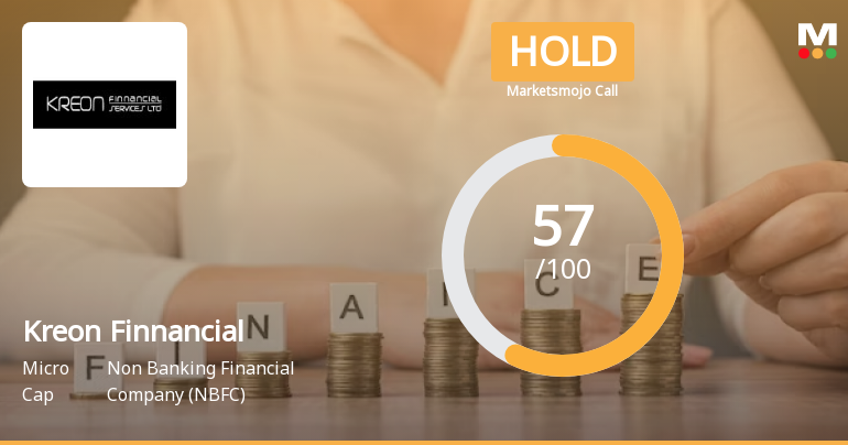 Kreon Finnancial Services Ltd is Rated Hold