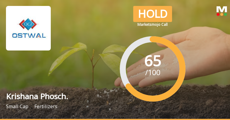 Krishana Phoschem Ltd is Rated Hold by MarketsMOJO