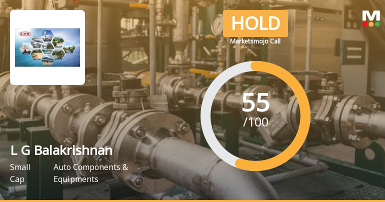 L G Balakrishnan & Bros Ltd is Rated Hold by MarketsMOJO