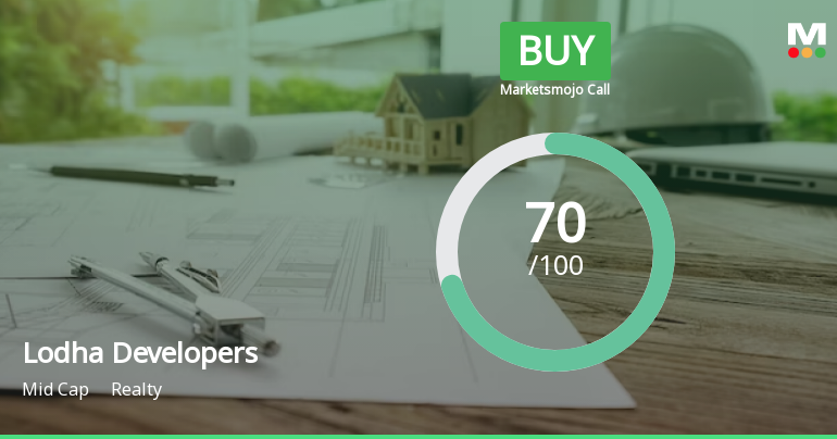 Lodha Developers Ltd is Rated Buy by MarketsMOJO