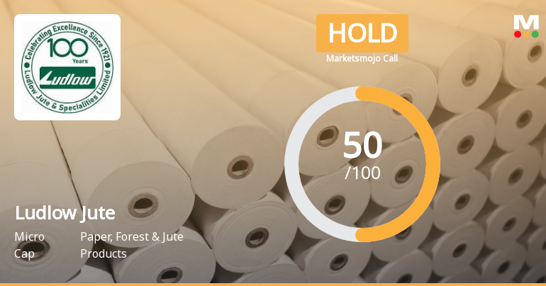 Ludlow Jute & Specialities Ltd Upgraded to Hold on Technical and Financial Improvements