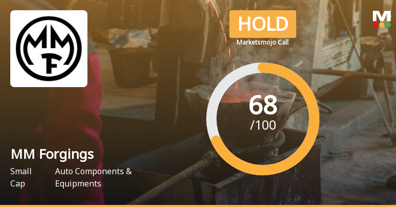 MM Forgings Ltd. is Rated Hold by MarketsMOJO