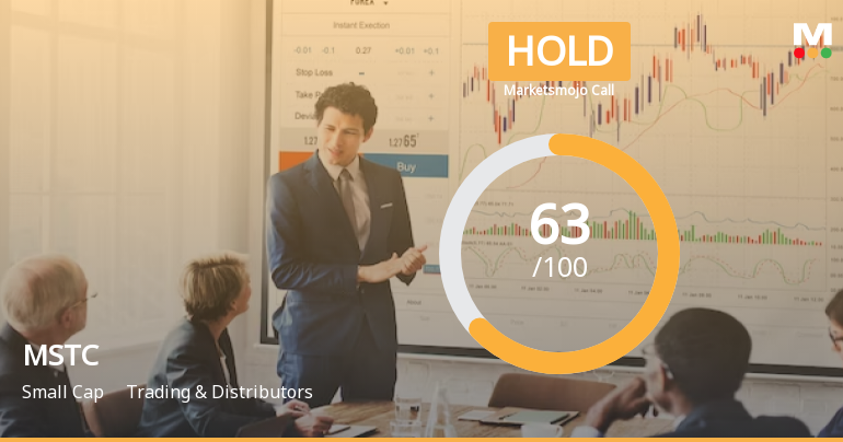 MSTC Ltd is Rated Hold by MarketsMOJO