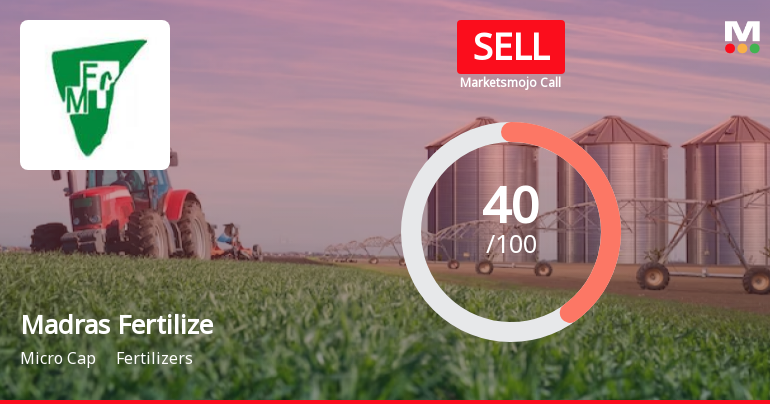 Madras Fertilizers Ltd is Rated Sell