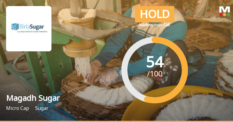 Magadh Sugar & Energy Ltd Upgraded to Hold on Technical Improvement Despite Financial Challenges