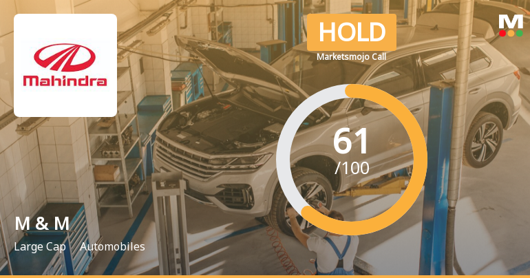 Mahindra & Mahindra Ltd is Rated Hold