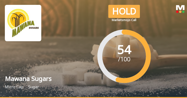 Mawana Sugars Ltd is Rated Hold