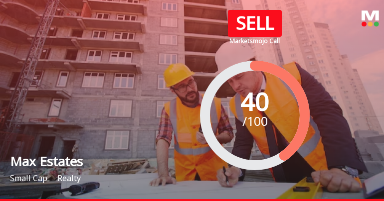 Max Estates Ltd is Rated Sell by MarketsMOJO