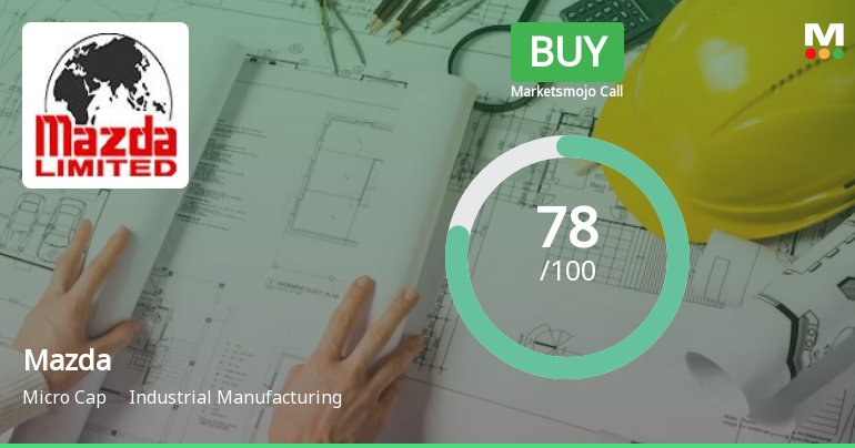 Mazda Ltd is Rated Buy by MarketsMOJO