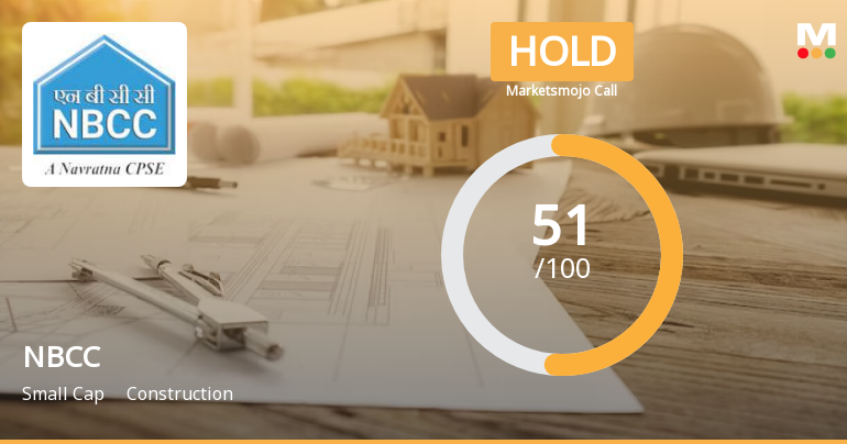 NBCC (India) Ltd is Rated Hold by MarketsMOJO