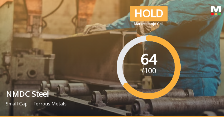 NMDC Steel Ltd is Rated Hold by MarketsMOJO