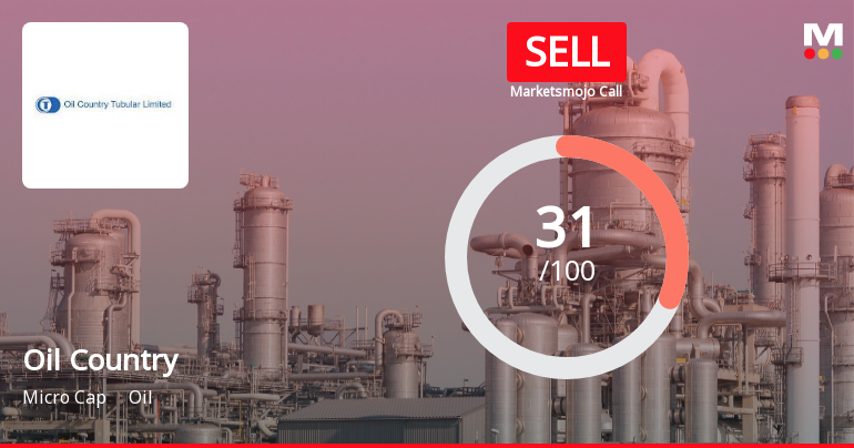 Oil Country Tubular Ltd Upgraded to Sell on Technical Improvements Despite Weak Fundamentals