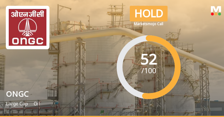 Oil & Natural Gas Corporation Ltd. is Rated Hold