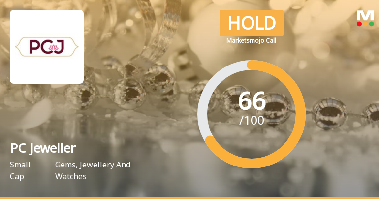 PC Jeweller Ltd is Rated Hold by MarketsMOJO