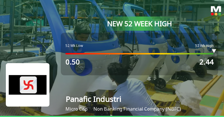 Broad-Based Technical Strength Lifts Panafic Industrials Ltd to 52-Week High of Rs 2.44