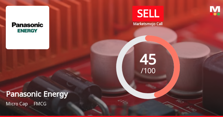Panasonic Energy India Company Ltd is Rated Sell