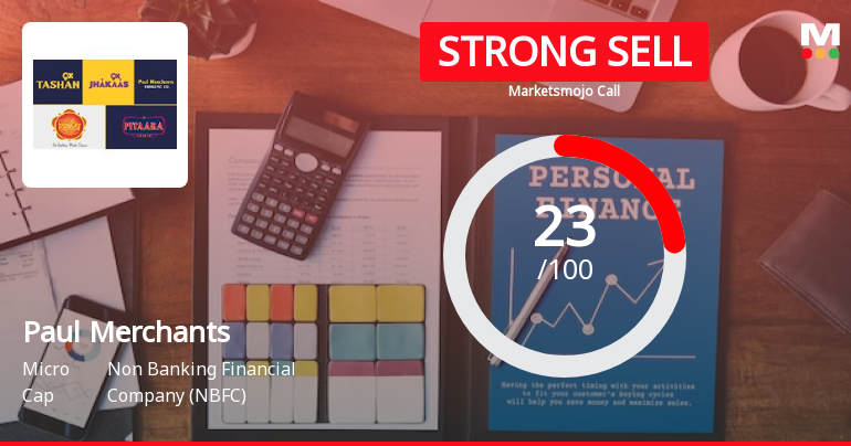 Paul Merchants Ltd is Rated Strong Sell