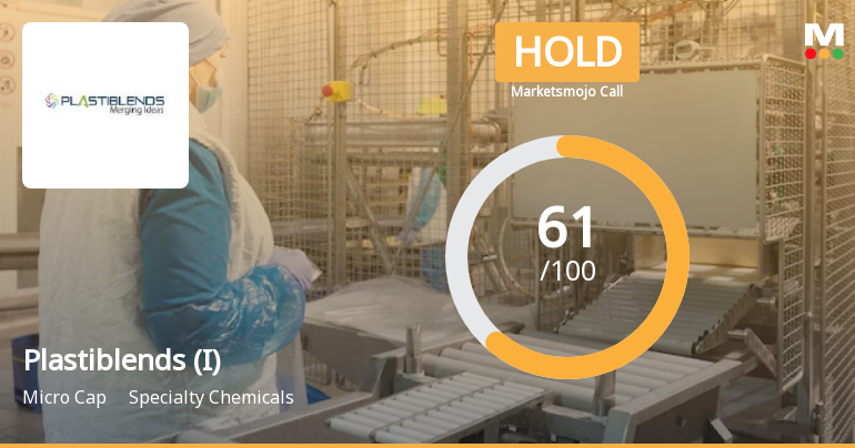 Plastiblends India Ltd is Rated Hold