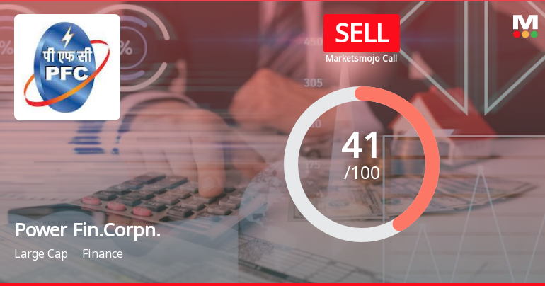 Power Finance Corporation Ltd is Rated Sell