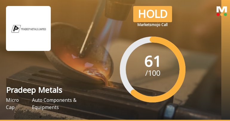 Pradeep Metals Ltd is Rated Hold