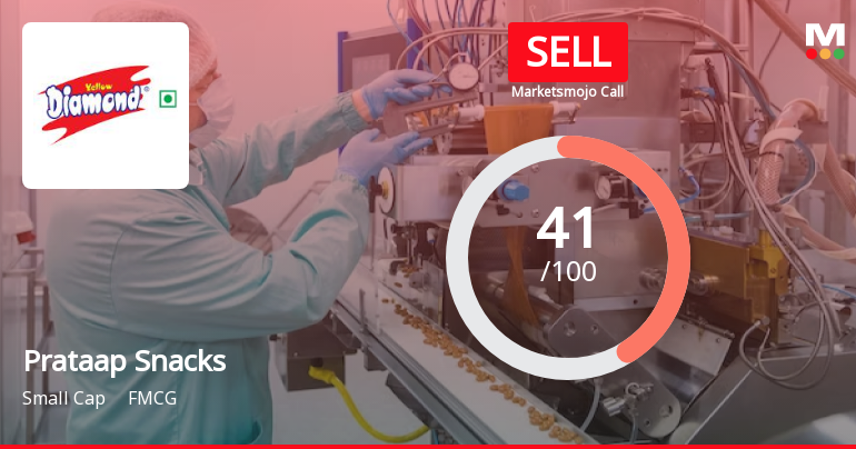 Prataap Snacks Ltd Downgraded to Sell Amid Technical Weakness and Valuation Concerns