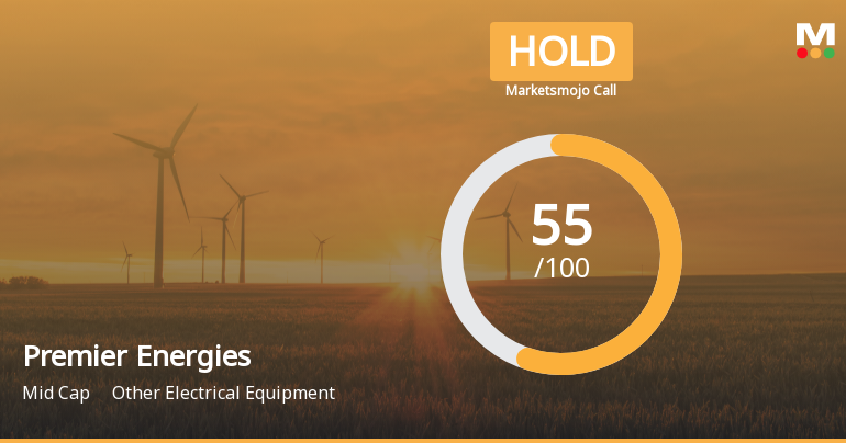 Premier Energies Ltd is Rated Hold by MarketsMOJO
