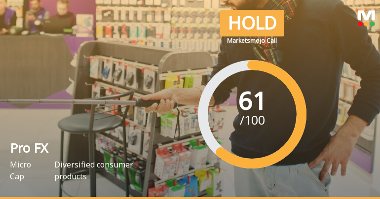 Pro FX Tech Ltd is Rated Hold by MarketsMOJO