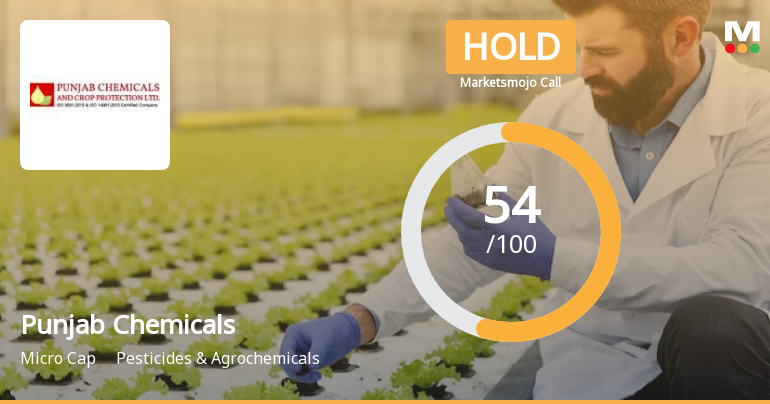 Punjab Chemicals & Crop Protection Ltd is Rated Hold
