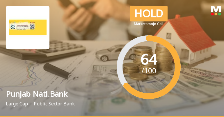 Punjab National Bank is Rated Hold by MarketsMOJO