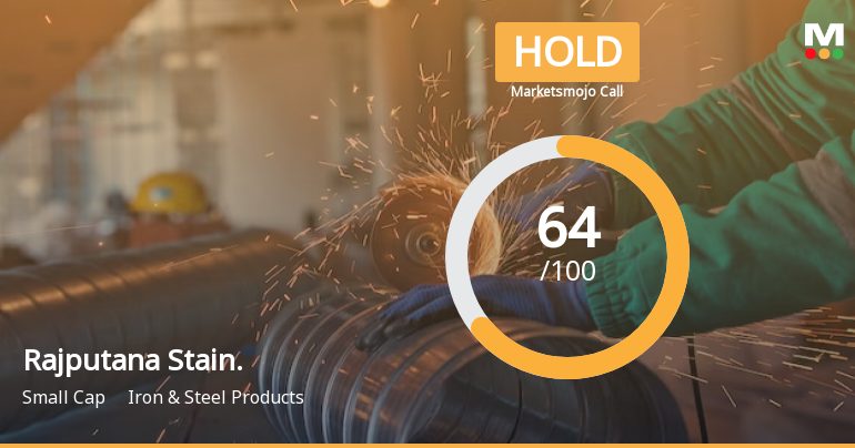 Rajputana Stainless Ltd is Rated Hold