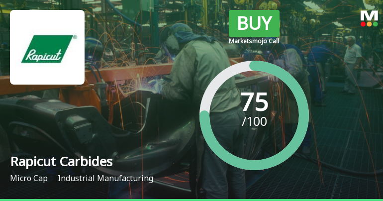 Rapicut Carbides Ltd Upgraded to Buy on Strong Fundamentals and Improved Valuation