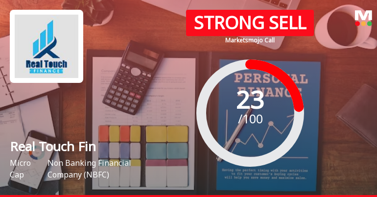 Real Touch Finance Ltd. is Rated Strong Sell