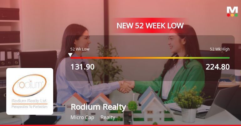 Markets Rally, But Rodium Realty Ltd Sinks to 52-Week Low in Stock-Specific Sell-Off
