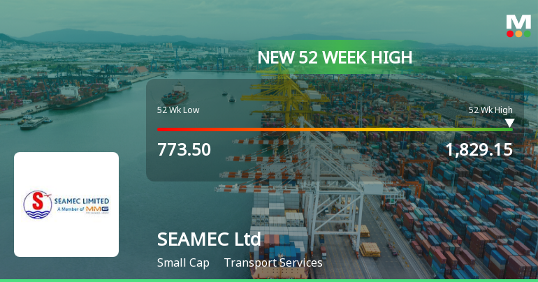 Broad-Based Technical Strength Lifts SEAMEC Ltd to 52-Week High of Rs 1829.15