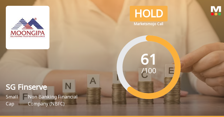 SG Finserve Ltd is Rated Hold by MarketsMOJO
