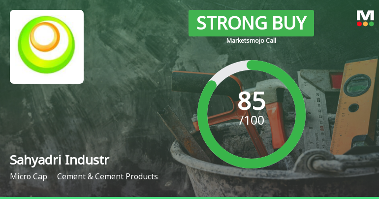 Sahyadri Industries Ltd is Rated Strong Buy