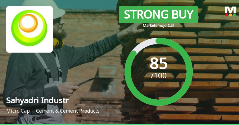 Sahyadri Industries Ltd is Rated Strong Buy