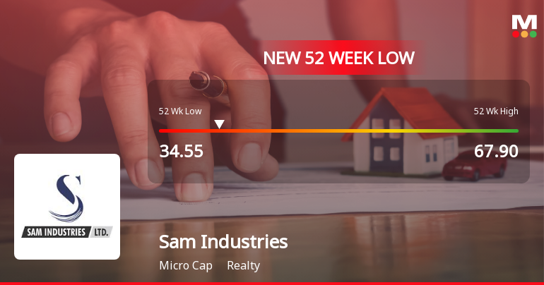 Markets Rally, But Sam Industries Ltd Sinks to 52-Week Low in Stock-Specific Sell-Off