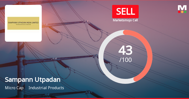 Sampann Utpadan India Ltd is Rated Sell