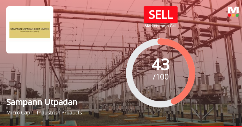Sampann Utpadan India Ltd is Rated Sell