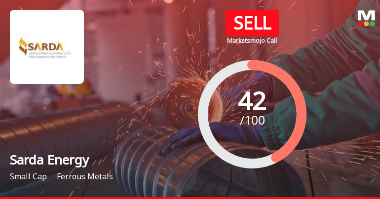 Sarda Energy & Minerals Ltd is Rated Sell