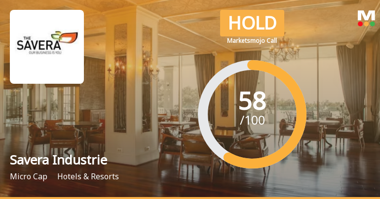 Savera Industries Ltd is Rated Hold by MarketsMOJO