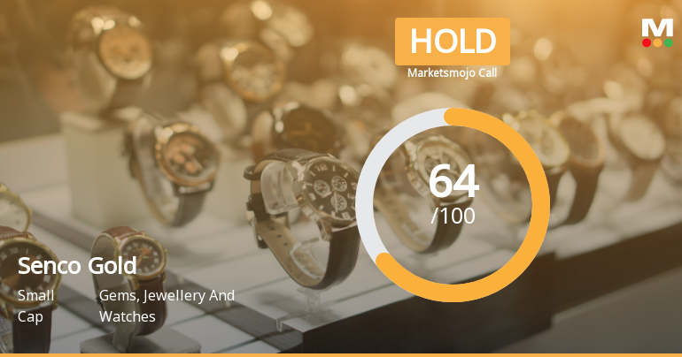 Senco Gold Ltd Downgraded to Hold Amid Mixed Technical and Valuation Signals