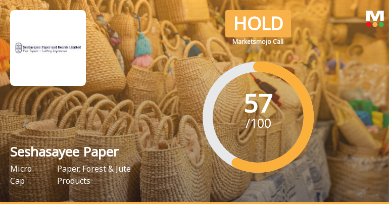Seshasayee Paper & Boards Ltd Upgraded to Hold on Technical and Valuation Shifts