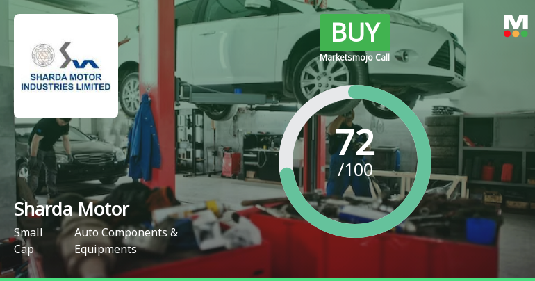Sharda Motor Industries Ltd Upgraded to Buy on Strong Technical and Financial Metrics