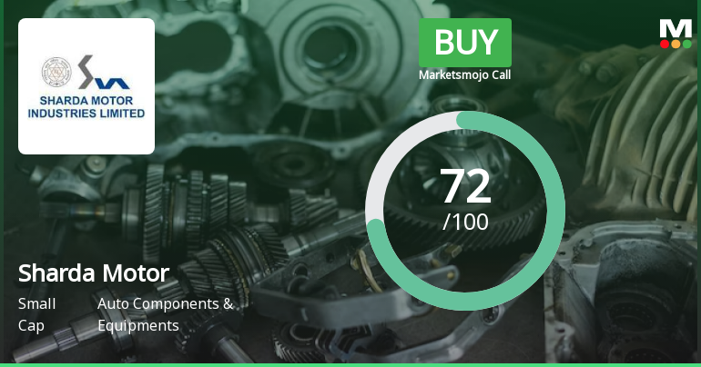 Sharda Motor Industries Ltd is Rated Buy