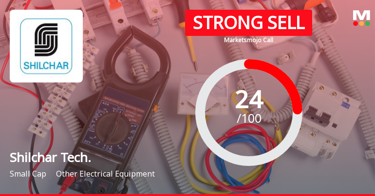 Shilchar Technologies Downgraded to Strong Sell Amid Weak Financials and Bearish Technicals