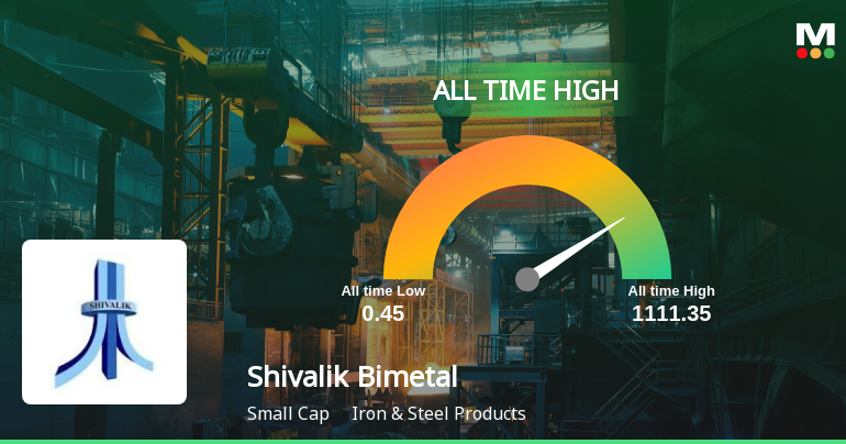 Strong Momentum Meets Stretched Valuations as Shivalik Bimetal Controls Ltd Reaches All-Time High
