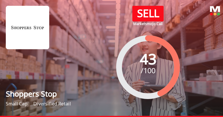 Shoppers Stop Ltd is Rated Sell by MarketsMOJO